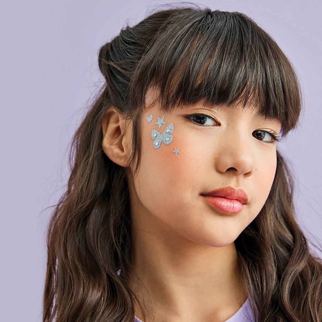 Butterfly Gems Face & Body Stickers Designed for development