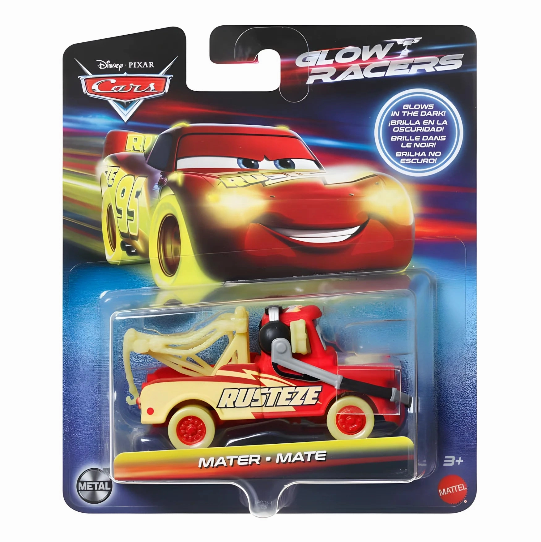 Imaginative play Cars Night Racing Diecast Singles - Assorted