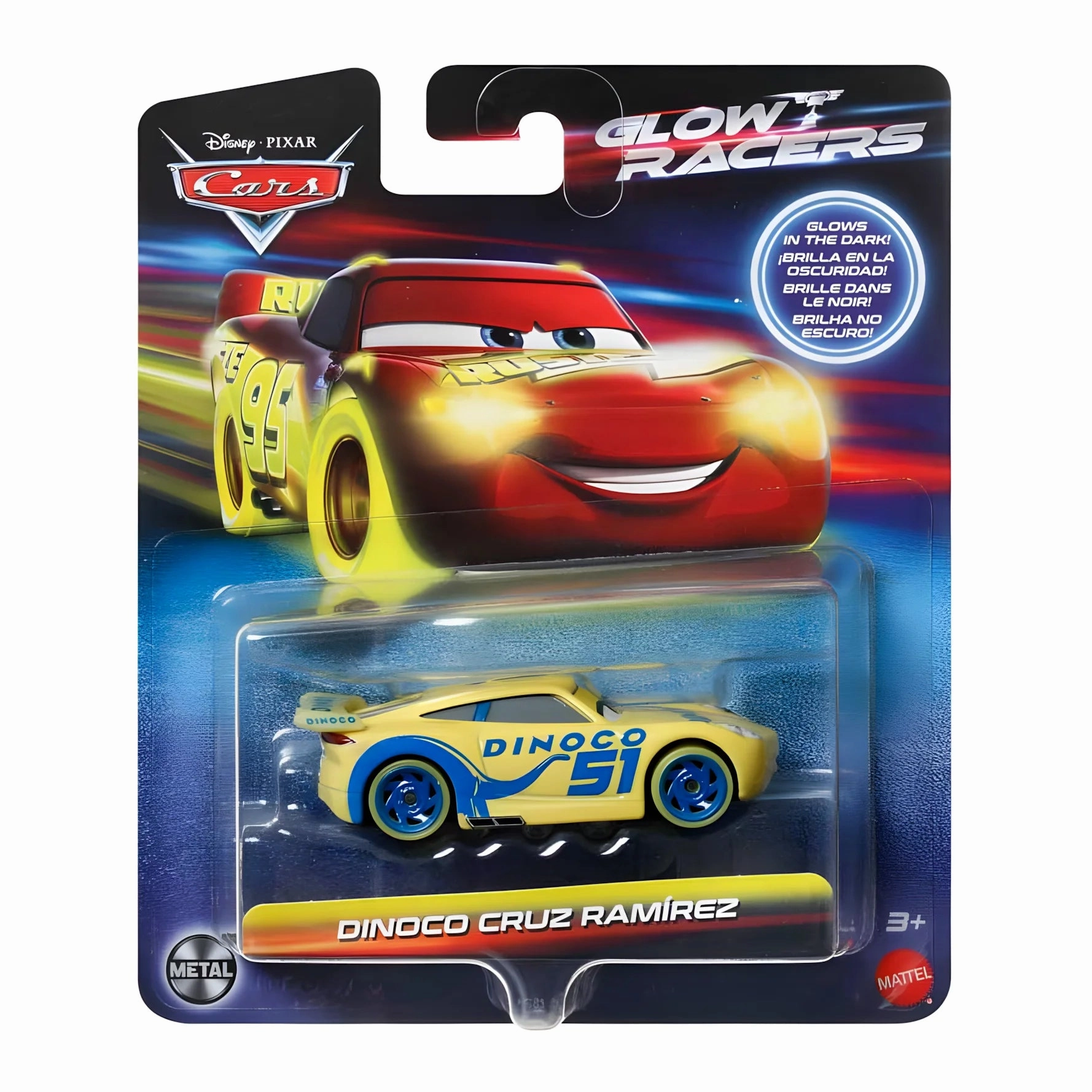 Little creators Active learners Cars Night Racing Diecast Singles - Assorted