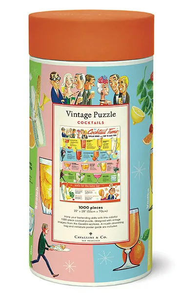 Hands-on discovery Play & learn Cavallini & Co. Cocktails 1000 Piece Puzzle