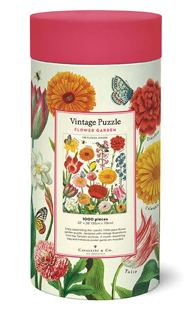 Cavallini & Co. Flower Garden 1000 Piece Puzzle Moments of imagination