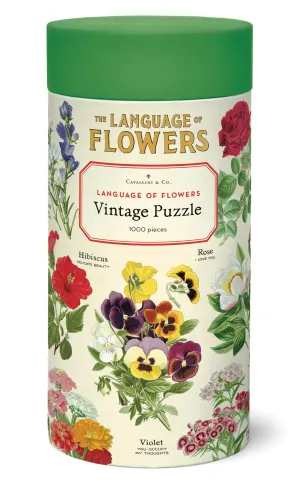 Active learners Nurturing minds Cavallini & Co. Language Of Flowers 1000 Piece Puzzle