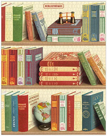 Inspiring creativity Cavallini & Co. Library 1000 Piece Puzzle