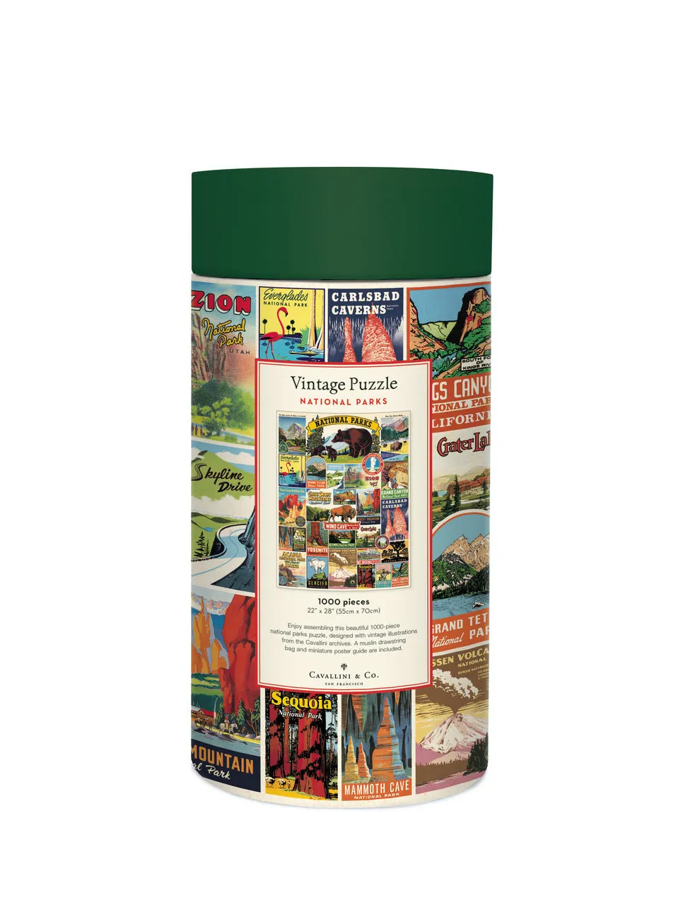 Playful learning Cavallini & Co. National Parks 1000 Piece Puzzle