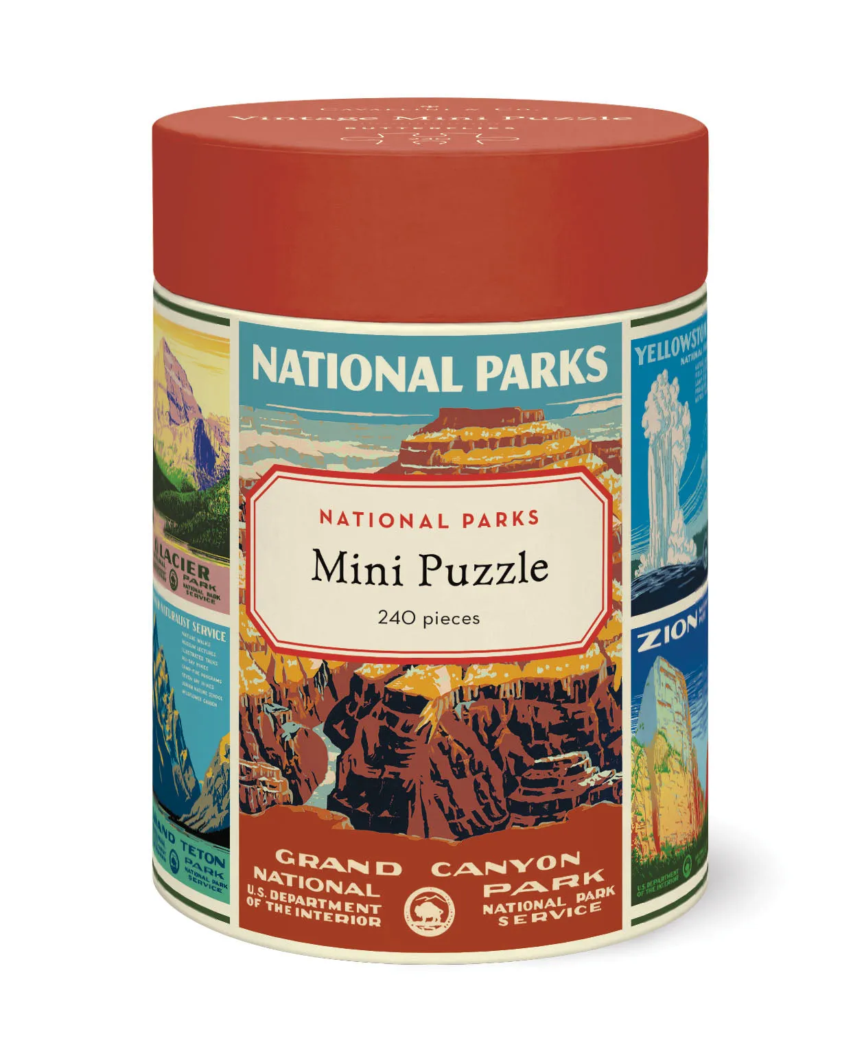 Cavallini & Co. National Parks 240 Piece Mini Puzzle Tools for tiny thinkers Tiny thinkers
