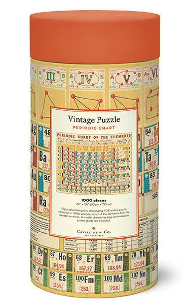 Tools for tiny thinkers Kid-centered learning Cavallini & Co. Periodic Chart 1000 Piece Puzzle
