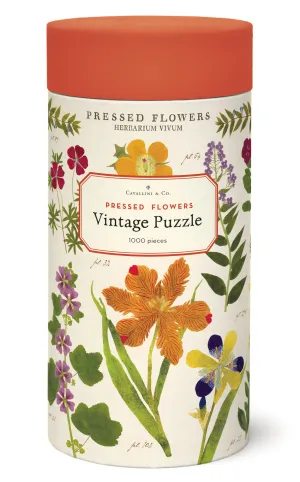 Cavallini & Co. Pressed Flowers 1000 Piece Puzzle Moments of imagination