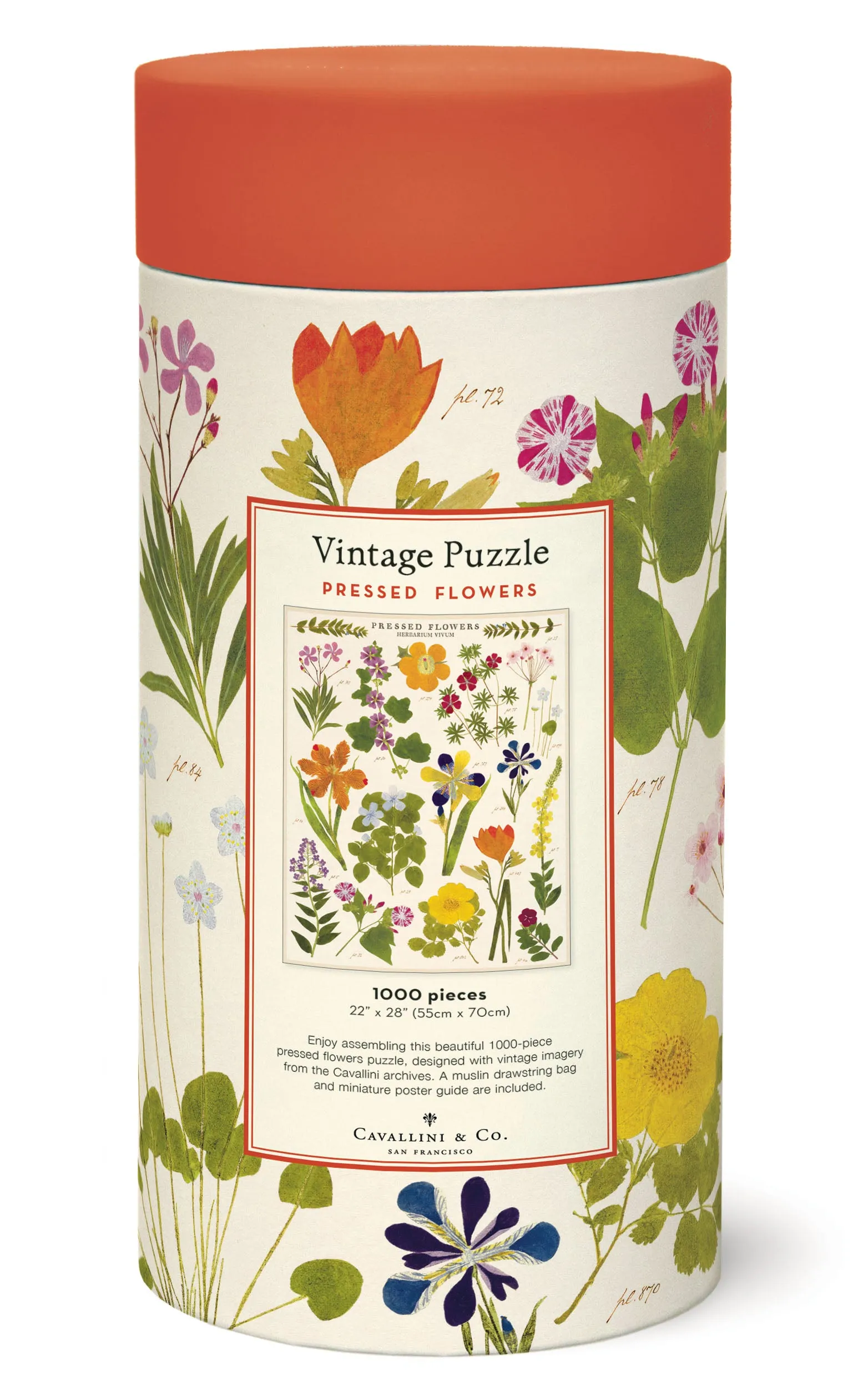 Cavallini & Co. Pressed Flowers 1000 Piece Puzzle Kid-focused experiences