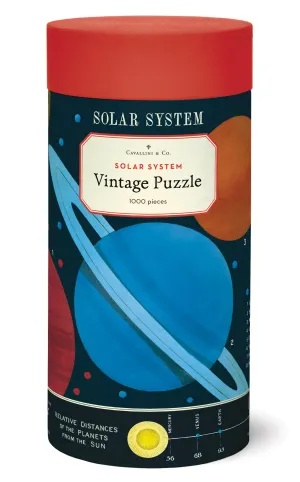 Busy kids Cavallini & Co. Solar System 1000 Piece Puzzle