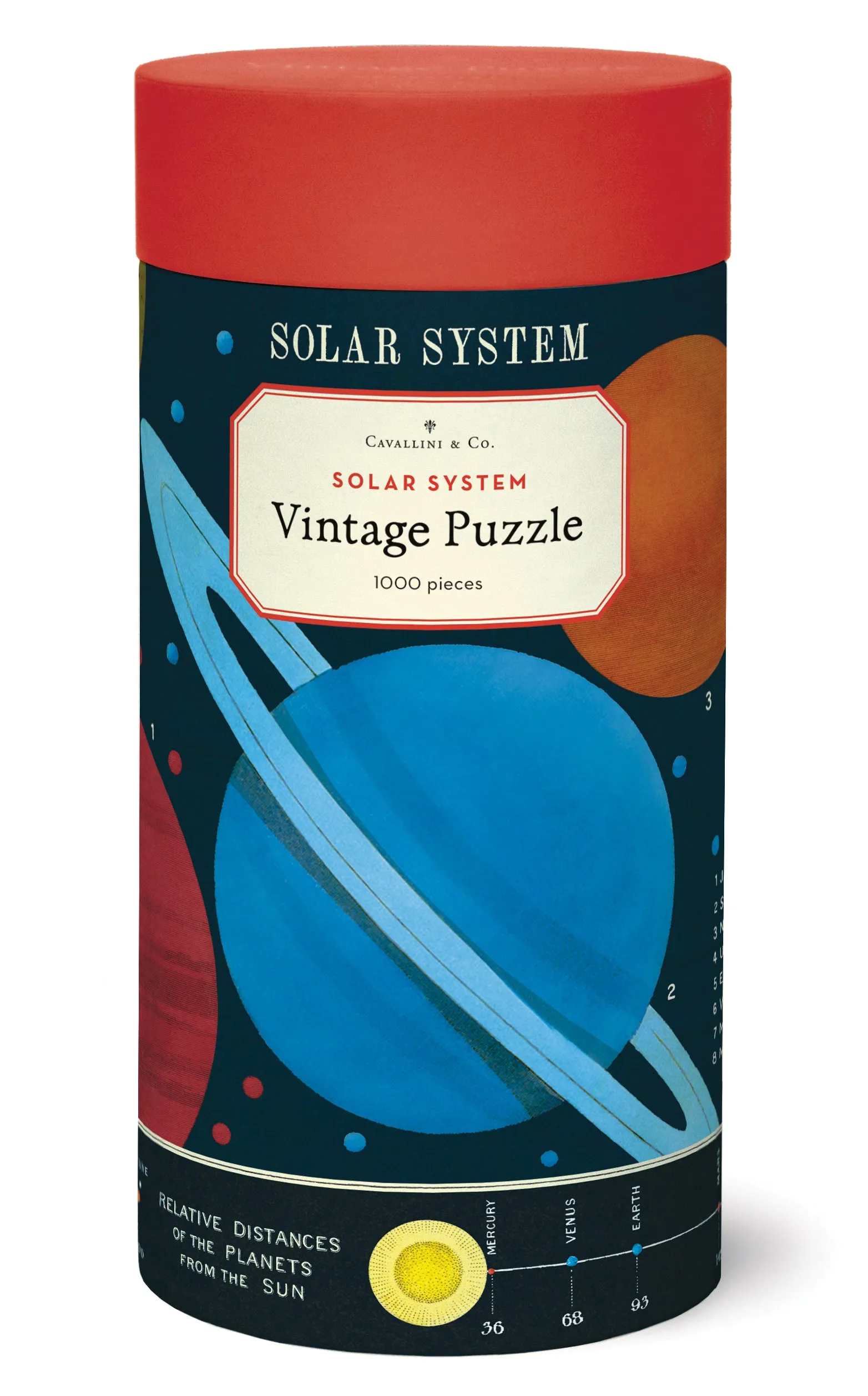 Busy kids Cavallini & Co. Solar System 1000 Piece Puzzle