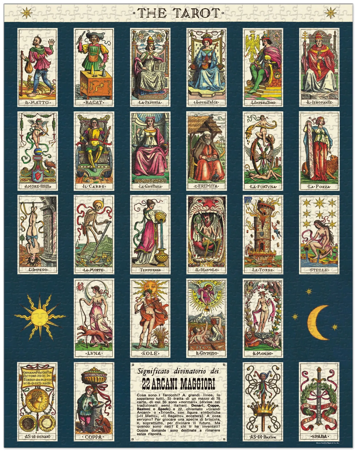 Cavallini & Co. Tarot 1000 Piece Puzzle Fun that fuels growth