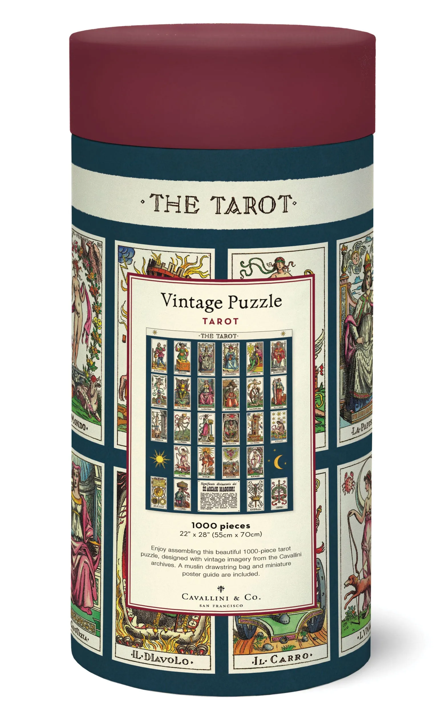 Play & learn Home learning tools Cavallini & Co. Tarot 1000 Piece Puzzle