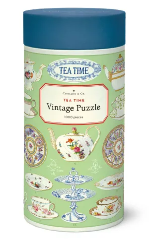 Early discovery Little adventures Cavallini & Co. Tea Time 1000 Piece Puzzle
