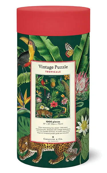 Moments of imagination Cavallini & Co. Tropicale 1000 Piece Puzzle