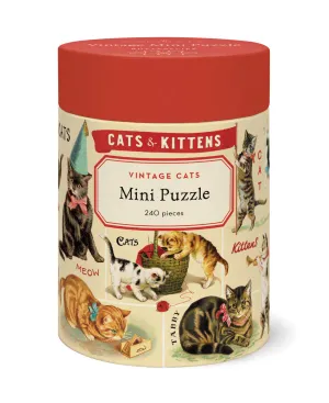 Cavallini & Co. Vintage Cats 240 Piece Mini Puzzle Discover & grow Kid-focused experiences