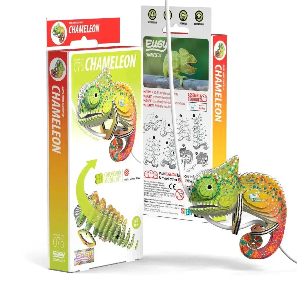 Young explorers Hands-on discovery Chameleon 3D Puzzle