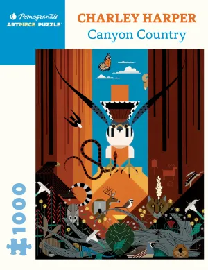 Little learners Charley Harper Canyon Country 1000-Piece Jigsaw Puzzle