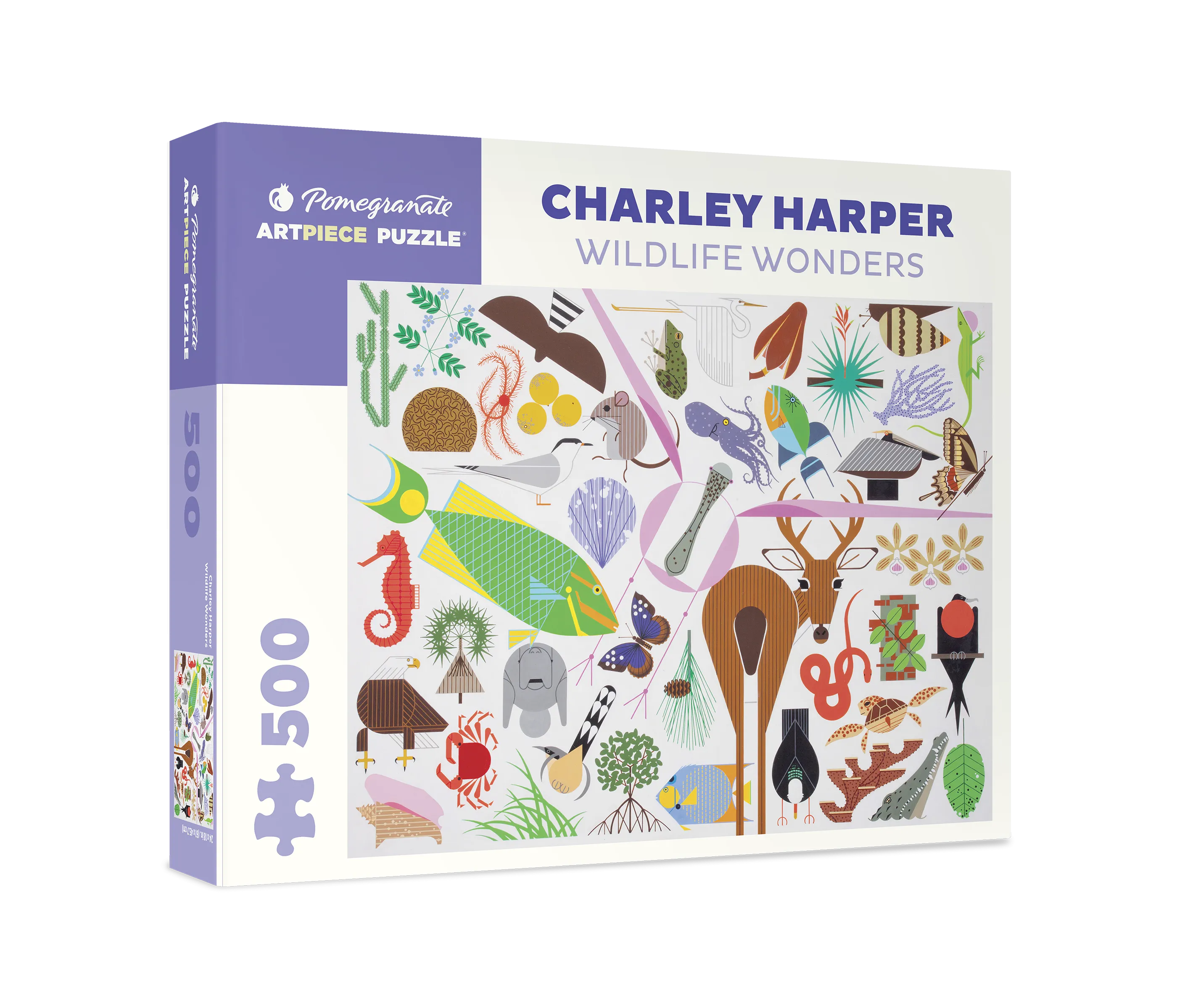 Young minds at work Charley Harper- Wildlife Wonders 500-Piece Jigsaw Puzzle