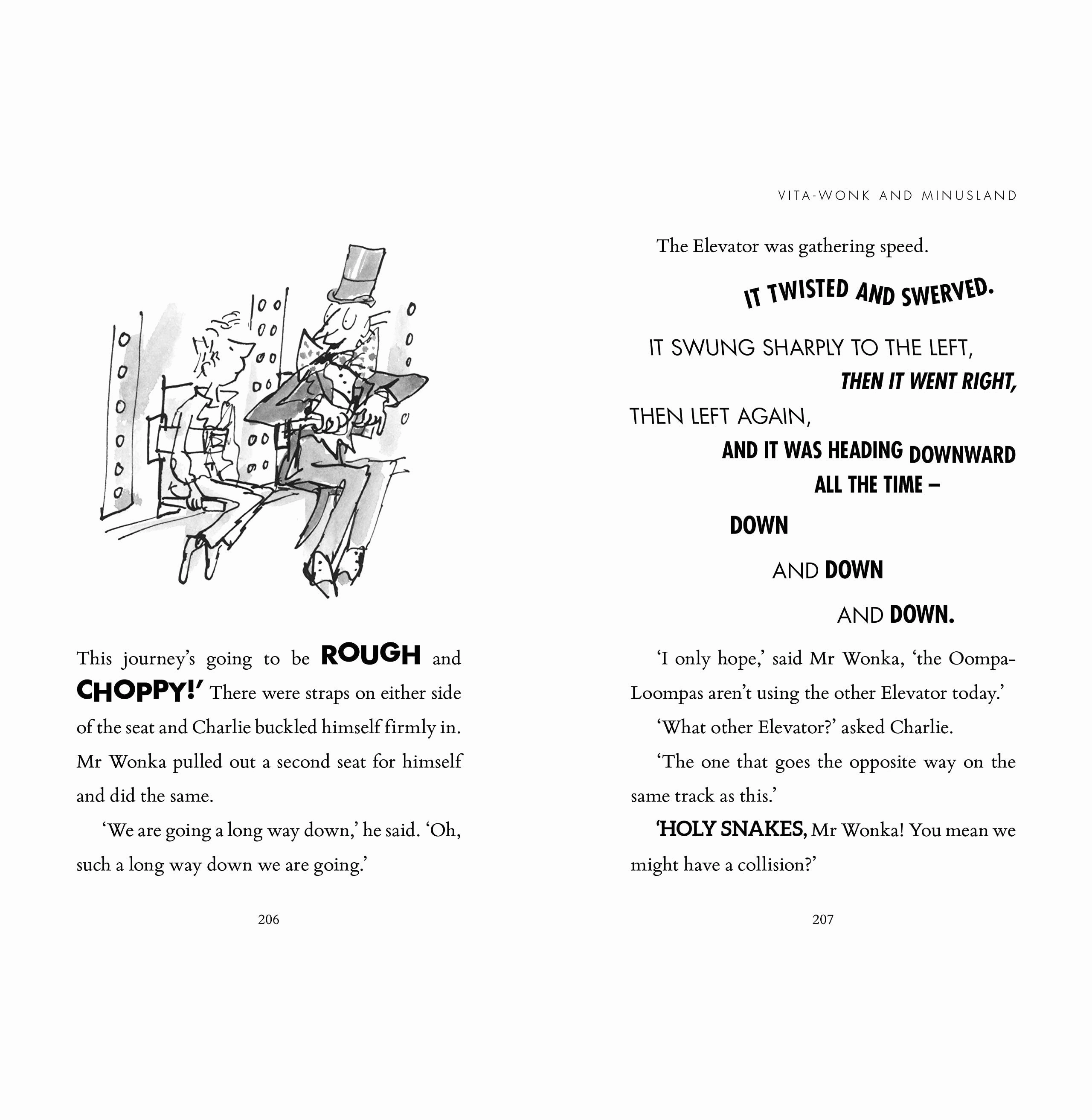 Charlie And The Great Glass Elevator [Paperback] Dahl Roald And Blake Quentin Brain boosters Playful learning