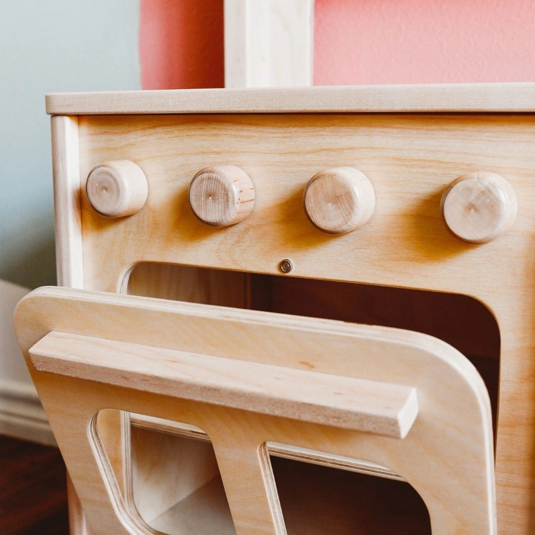 Chef'S Wooden Play Kitchen Imaginative play
