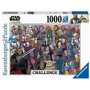 Sw: Mandalorian Challenge 1000Pc Skill-building tools Sensory fun for little hands