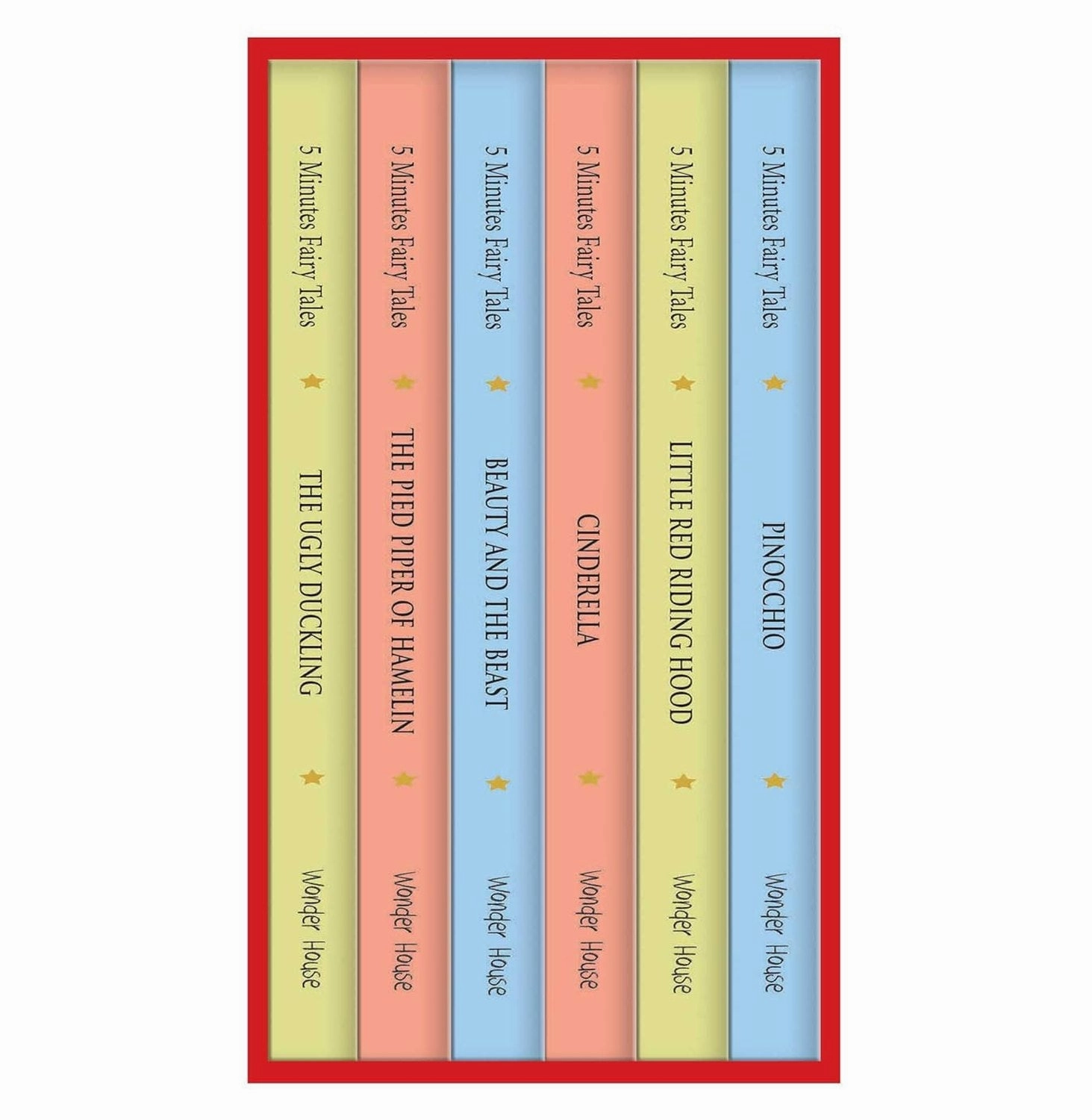 5 Minutes Fairy Tales Bookset: Giftset Of 6 Board Books For Children (Abridged And Retold) [Board Book] Wonder House Books Young explorers Child development