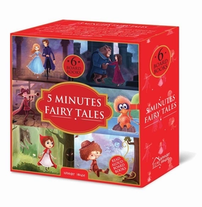 5 Minutes Fairy Tales Bookset: Giftset Of 6 Board Books For Children (Abridged And Retold) [Board Book] Wonder House Books Fun that fuels growth Little creators