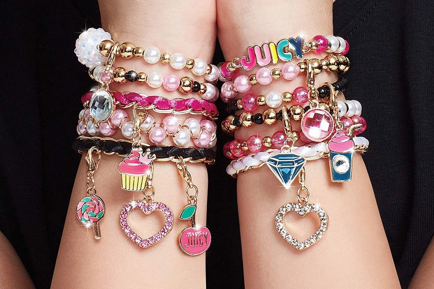 First explorers Make It Real Juicy Couture Jewellery Gorgeous Pink Bracelets