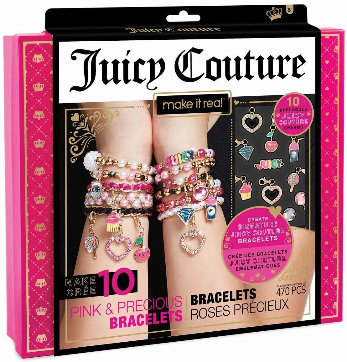 Joyful learning Quiet play for growing minds Make It Real Juicy Couture Jewellery Gorgeous Pink Bracelets