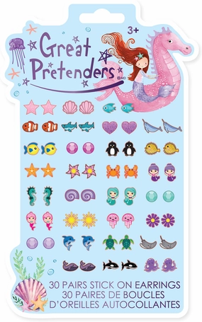 Curious minds Mermaid Sticker Earrings