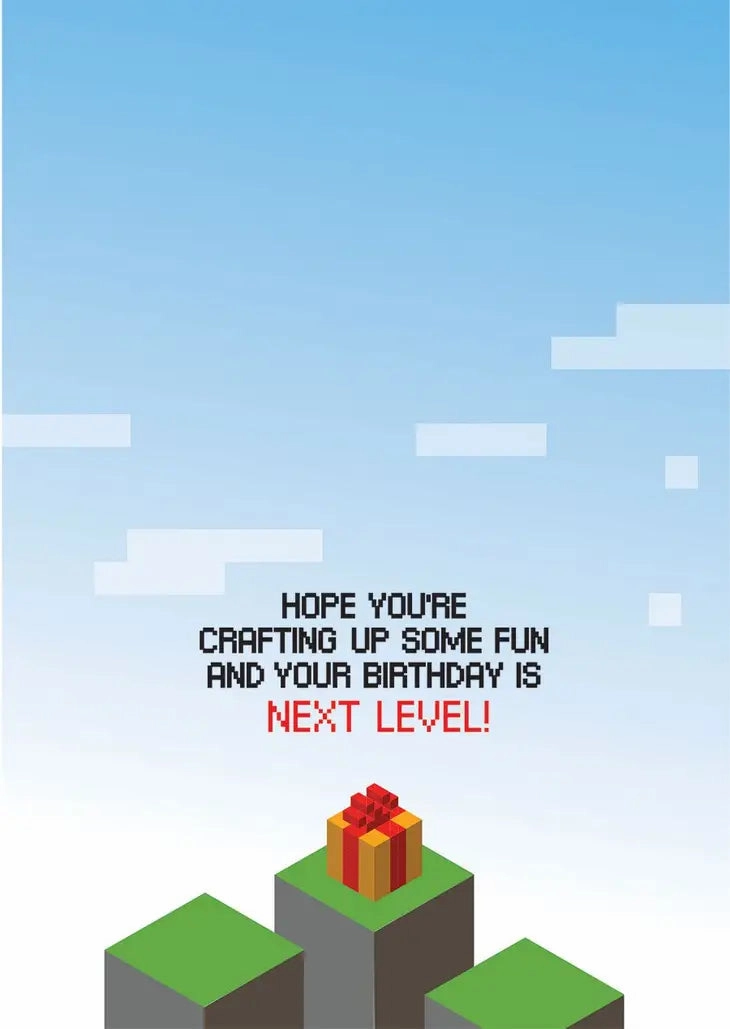 Holistic Nurturing minds Video Game Foil Birthday Card