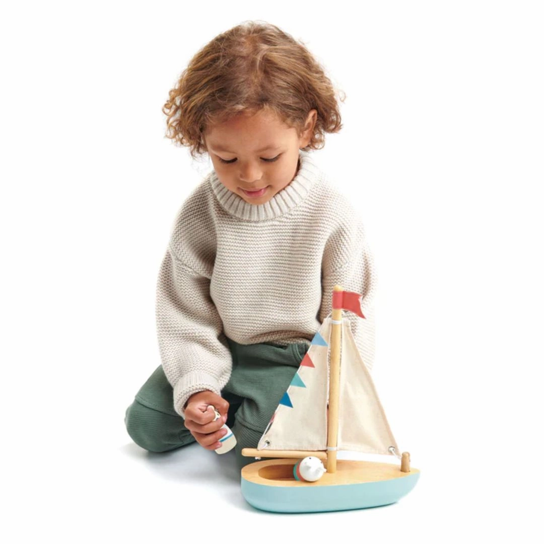 Wooden Sailaway Boat Early learning