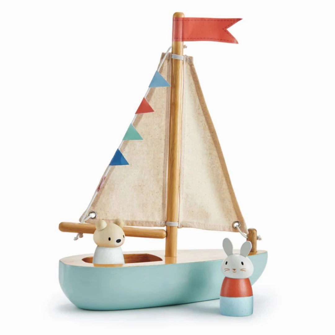 Wooden Sailaway Boat Learning tools Skill-building tools