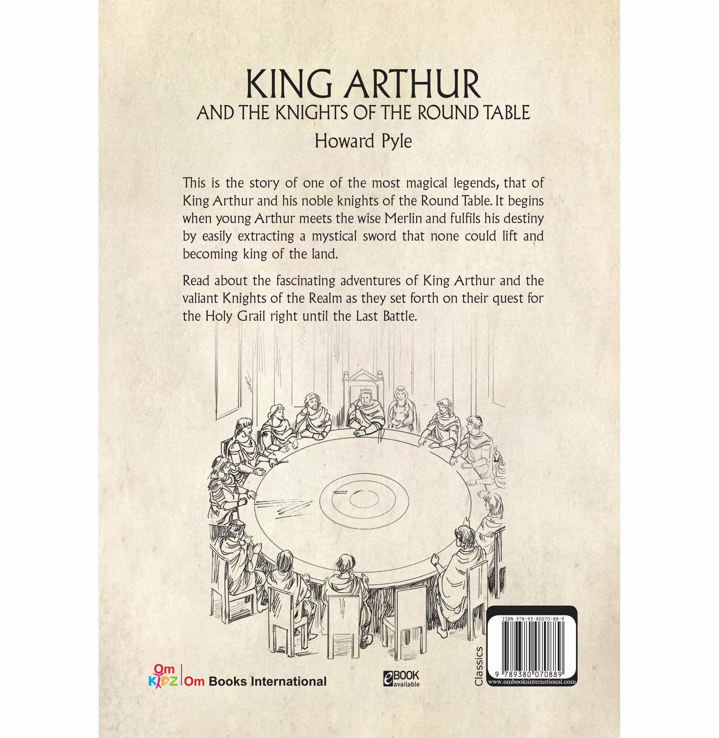 Kids discovery tools Discover & grow Children Classics : King Arthur : Illustrated Abridged Classics With Practice Questions (Om Illustrated Classics For Kids) [Hardcover] Howard Pyle