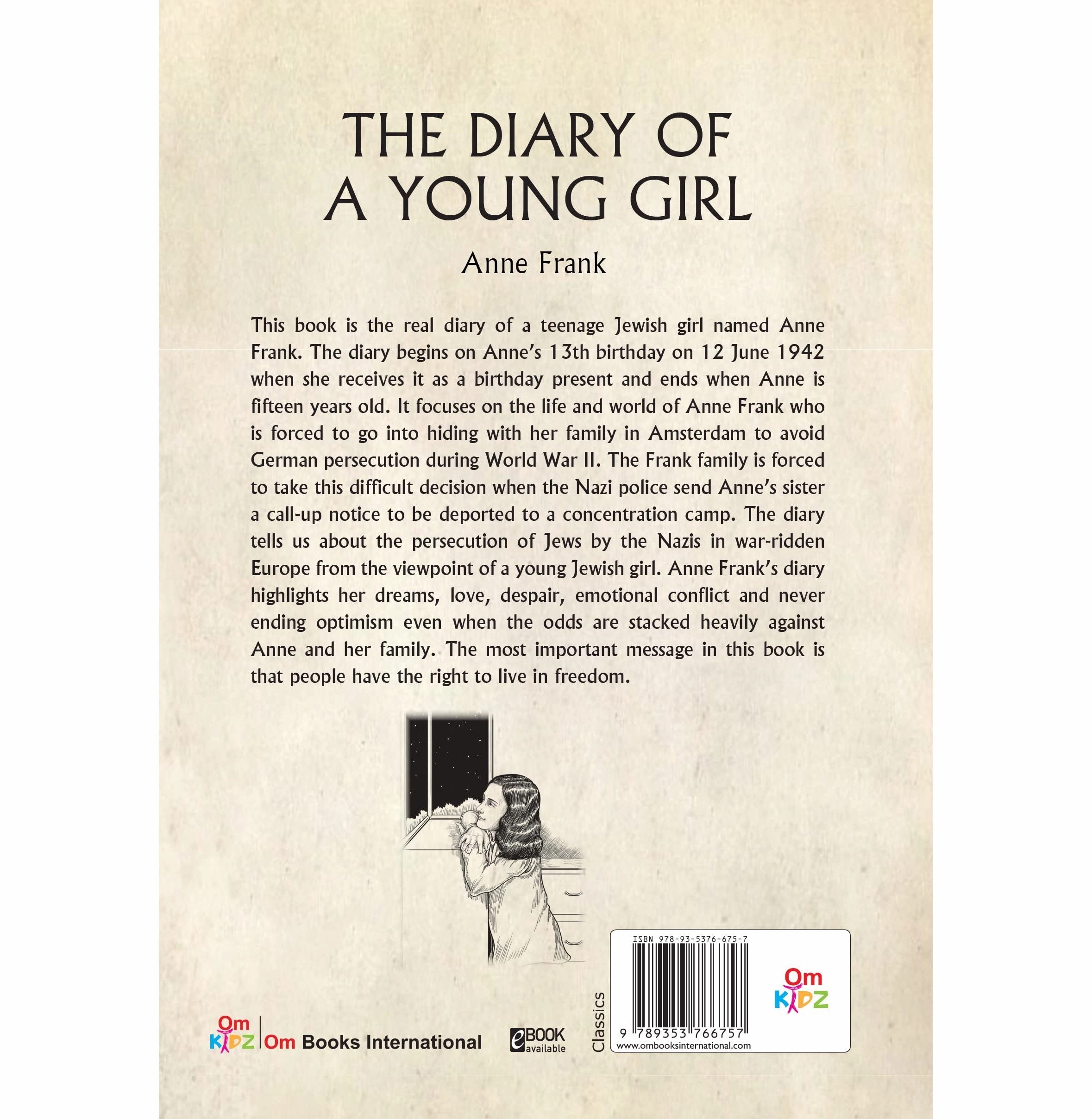 Fun-based learning Educational fun Children Classics : The Diary Of A Young Girl : Illustrated Abridged Classics With Practice Questions (Om Illustrated Classics For Kids) [Hardcover] Anne Frank