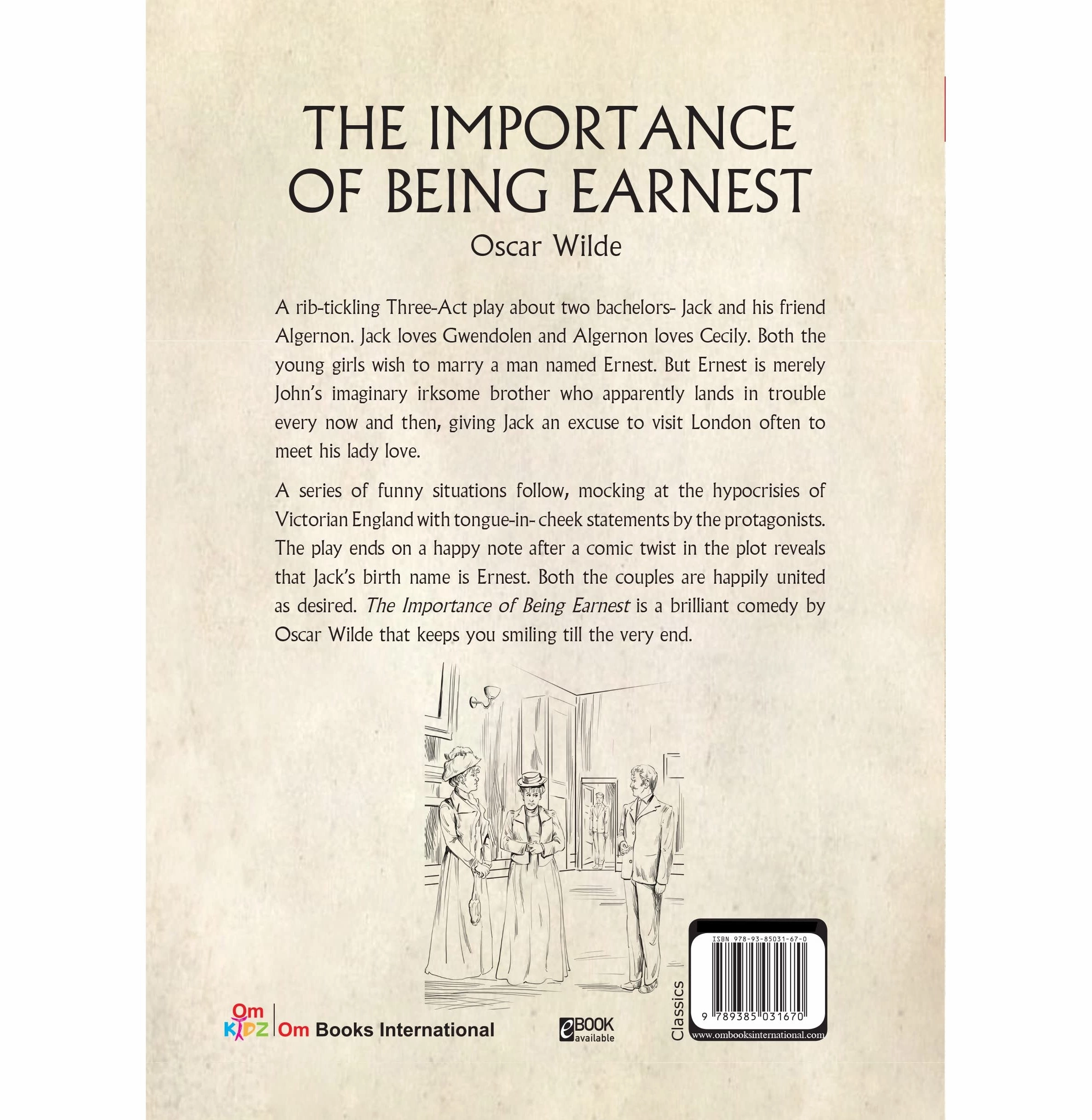 Smart kids gear Children Classics : The Importance Of Being Earnest : Illustrated Abridged Classics With Practice Questions (Om Illustrated Classics For Kids) [Hardcover] Oscar Wilde