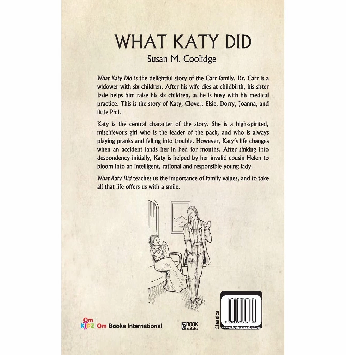 Playroom learning Skill-building tools Children Classics : What Katy Did : Illustrated Abridged Classics With Practice Questions (Om Illustrated Classics For Kids) [Hardcover] Susan M. Coolidge