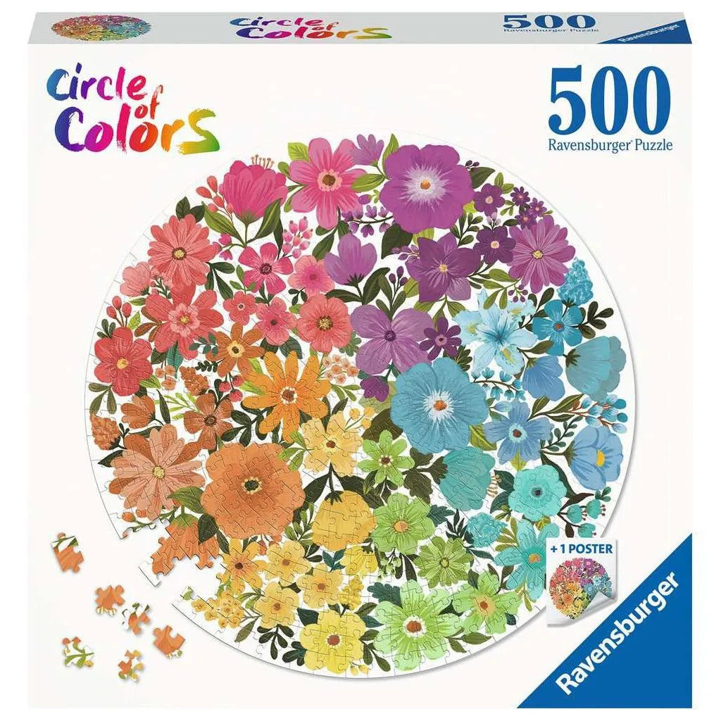 Exploration made fun Tools for tiny thinkers Circle Of Colors: Flowers 500Pc