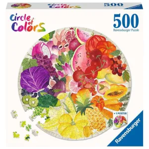 Smart kids gear Inspiring creativity Circle Of Colors: Fruits & Vegetables 500Pc