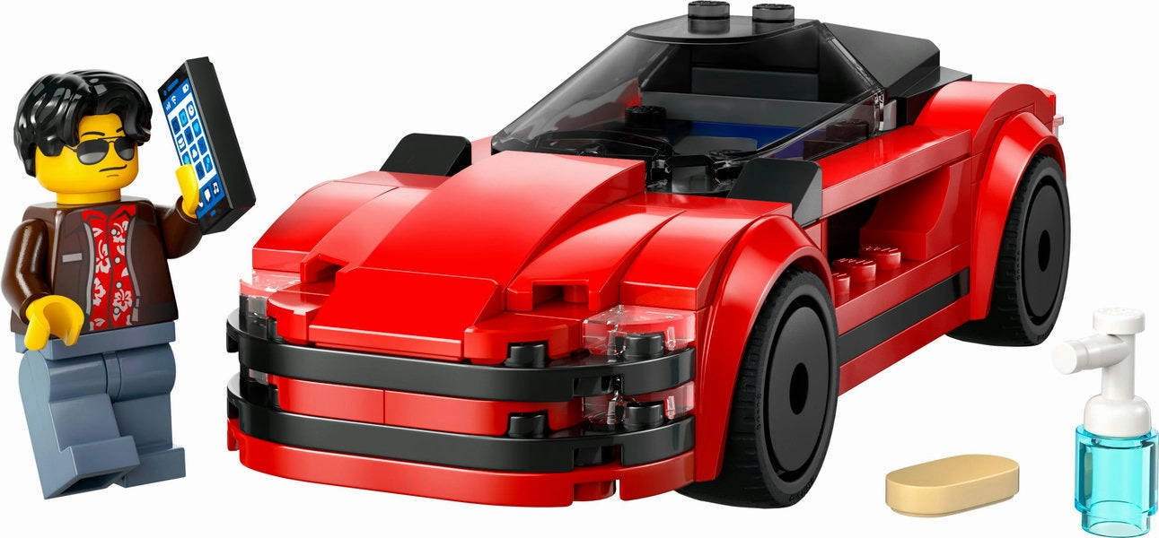 First explorers Play & learn City Red Sports Car