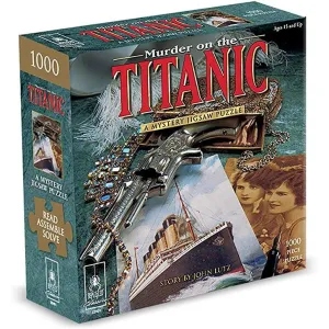 Classic Mystery Jigsaw Puzzle: Murder On The Titanic1000Pc Curious minds Thoughtful learning