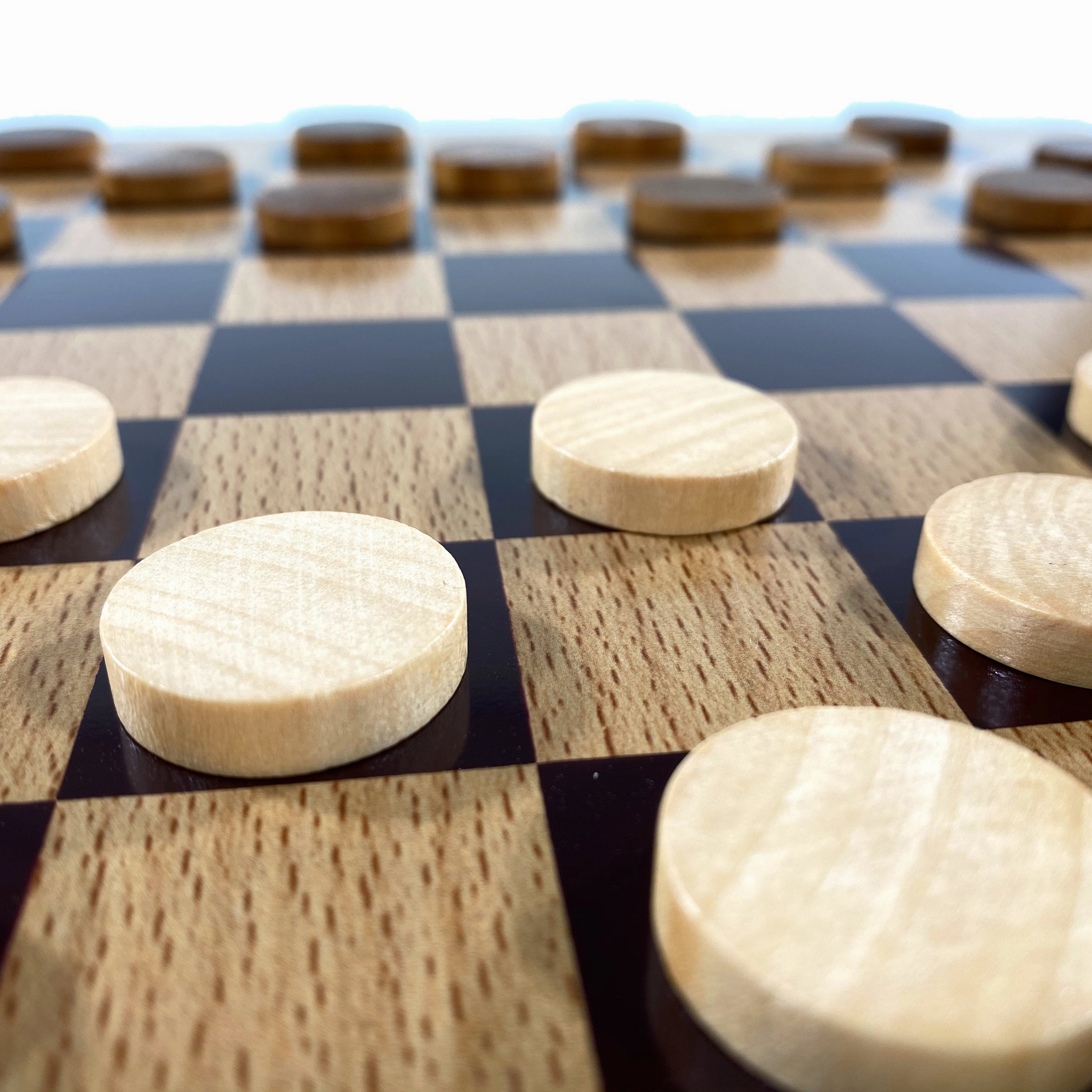 Classic Wooden Game - Checkers