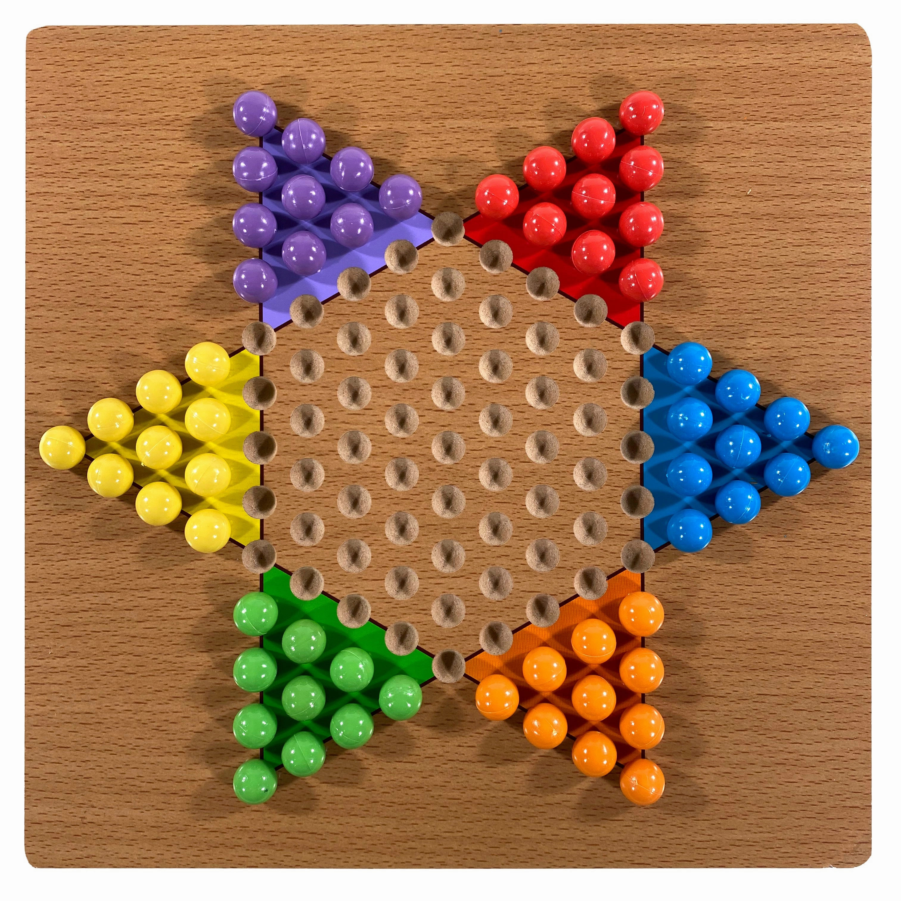 Classic Wooden Games - Chinese Checkers