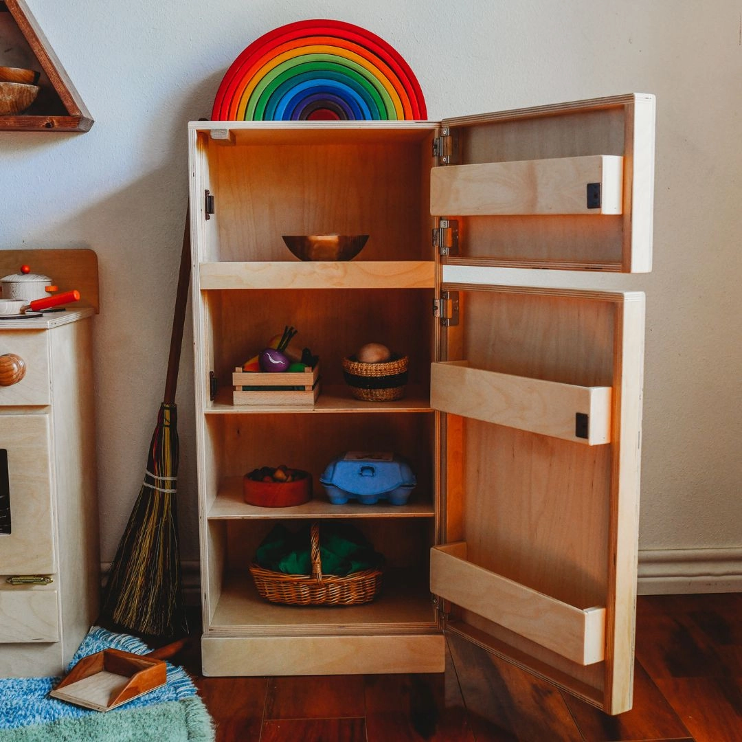 Kid-centered learning Child development Classic Wooden Play Refrigerator