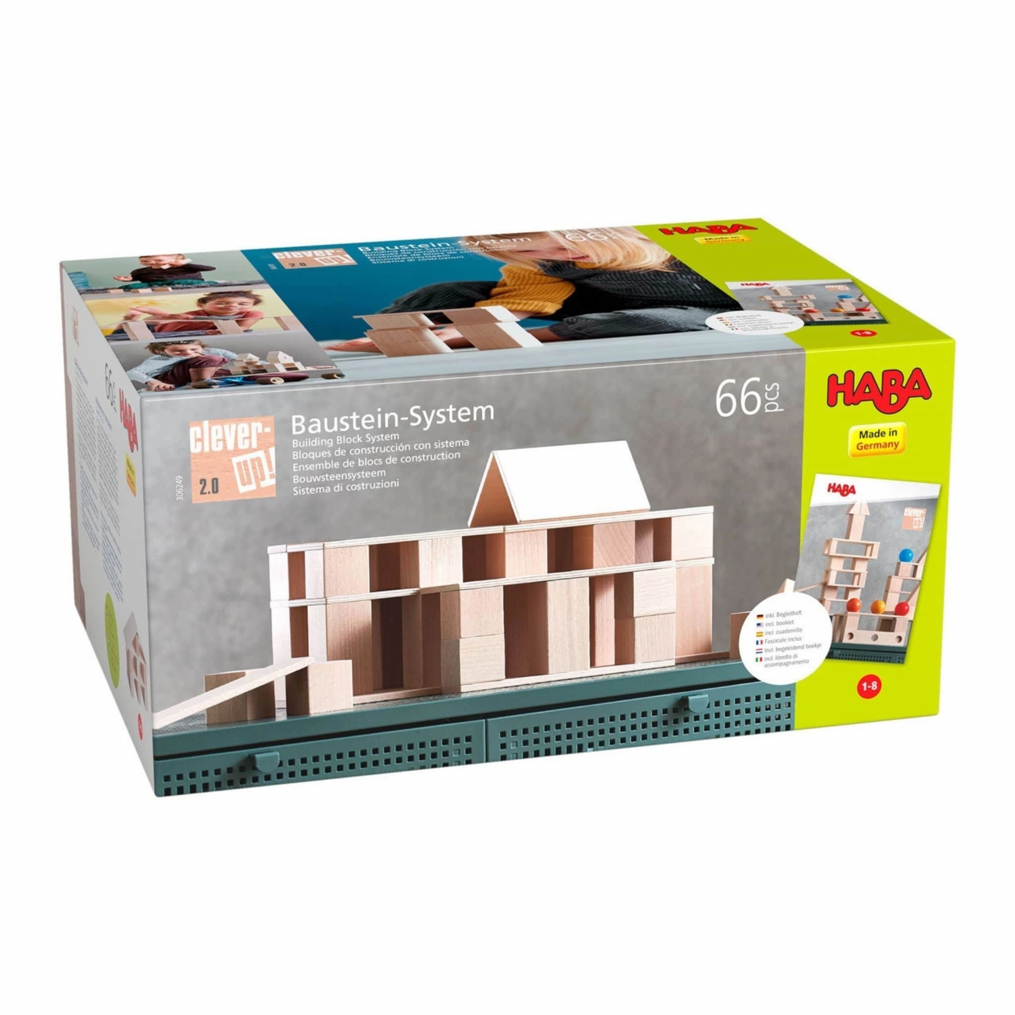 Engaging young minds Clever Up! Unit Wooden Block Building System 2.0