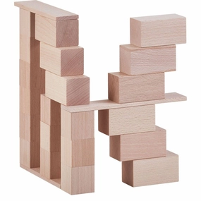 Playful learning Clever Up! Unit Wooden Block Building System 2.0