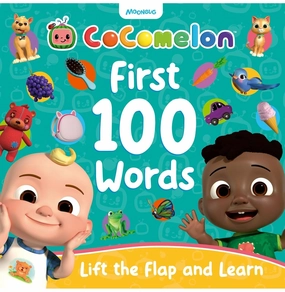 Learn & grow Cocomelon First 100 Words Lift-The-Flap Book