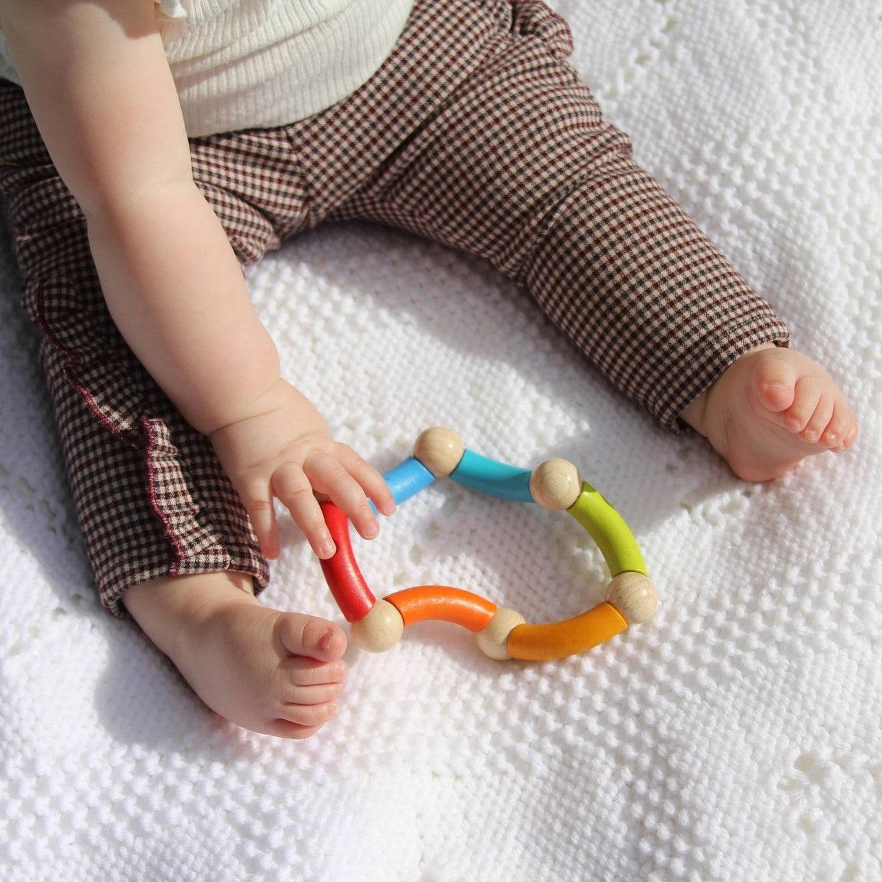 Play-based education Color Snake Clutching Toy