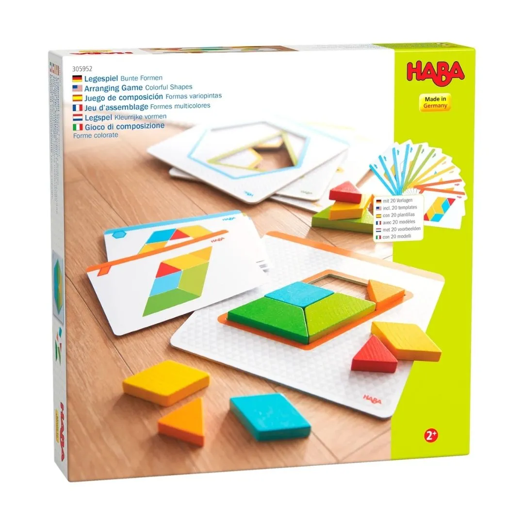Colorful Shapes Arranging Game Hands-on discovery