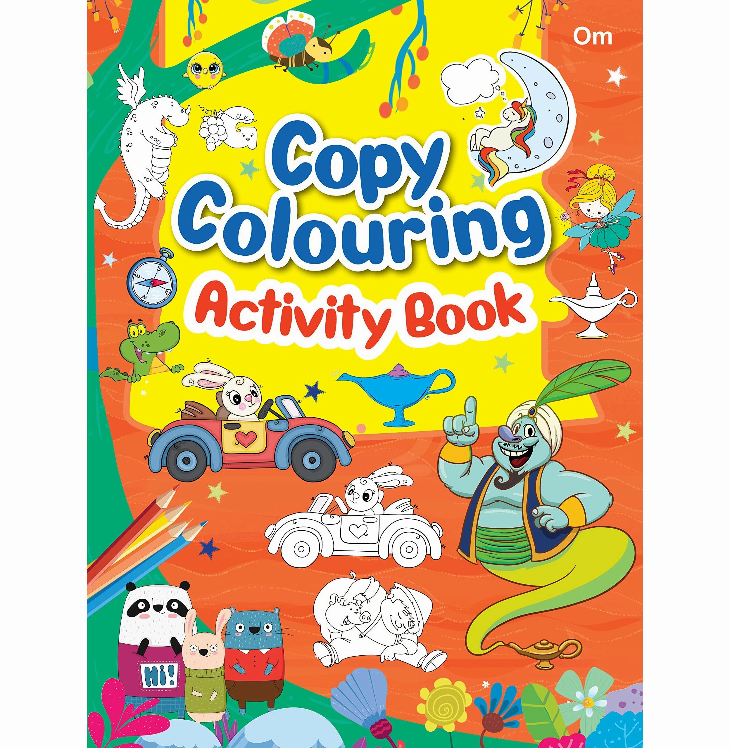 Growing minds Colouring Book: Copy Colouring Activity Book :2 : Copy Colouring Book For Kids [Paperback] Om Books Editorial Team